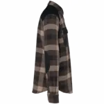 Geruit overshirt met zakken, chocolate / dark beige checked / black — productfoto 5
