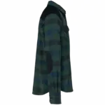 Geruit overshirt met zakken, forest green / navy checked / black — productfoto 6