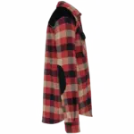 Geruit overshirt met zakken, red / dark beige checked / black — productfoto 7