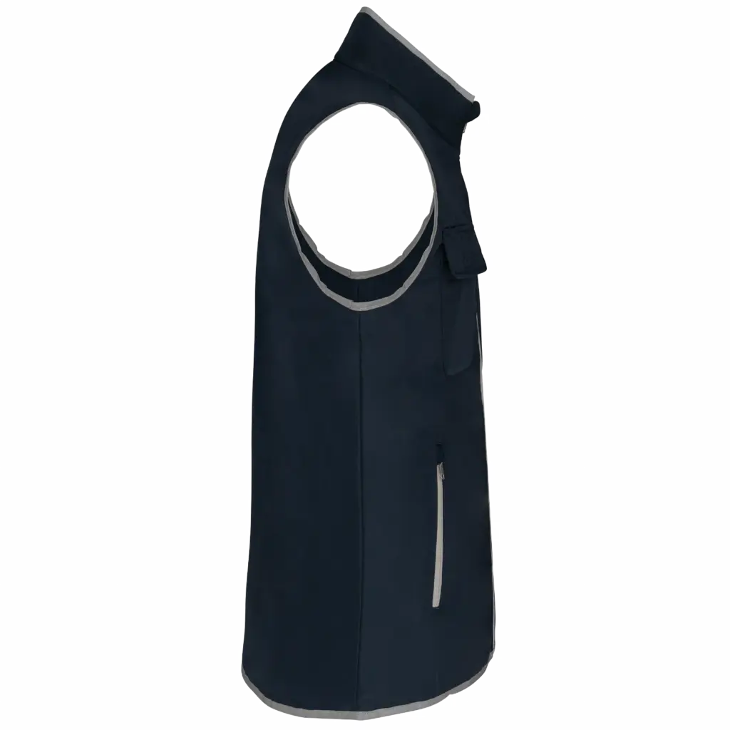 Thermische bodywarmer 4 lagen, navy — productfoto 5