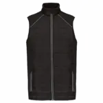 PS_WK606_BLACK-SILVER - Hidalgo Printed Bodywarmer WK606 Water-repellent Stretch XS-5XL — product photo 9