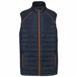 PS_WK606_NAVY-FLUORESCENTORANGE - Hidalgo Printed Bodywarmer WK606 Water-repellent Stretch XS-5XL — product photo 11