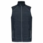 PS_WK606_NAVY-SILVER - Hidalgo Printed Bodywarmer WK606 Water-repellent Stretch XS-5XL — product photo 14