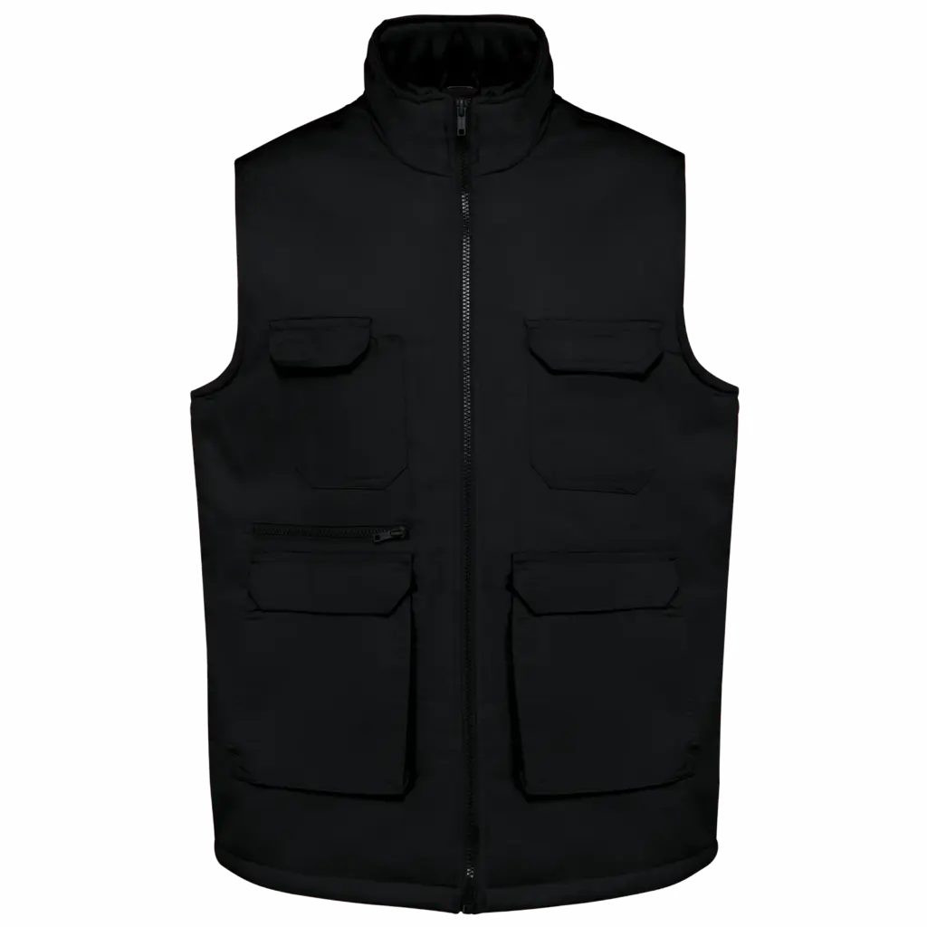 Custom Padded Bodywarmer WK607 Polycotton Multipocket XS-5XL — product photo 7