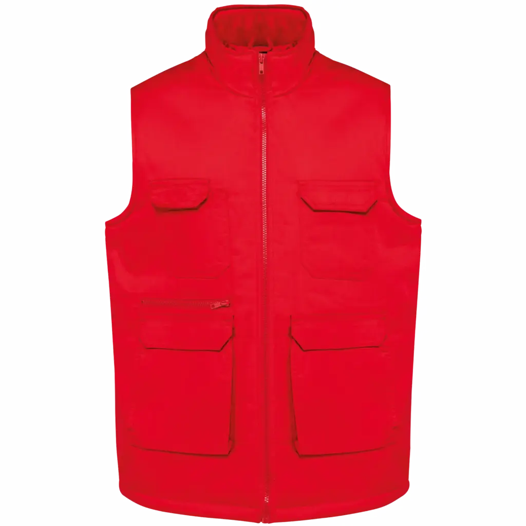 Custom Padded Bodywarmer WK607 Polycotton Multipocket XS-5XL — product photo 13