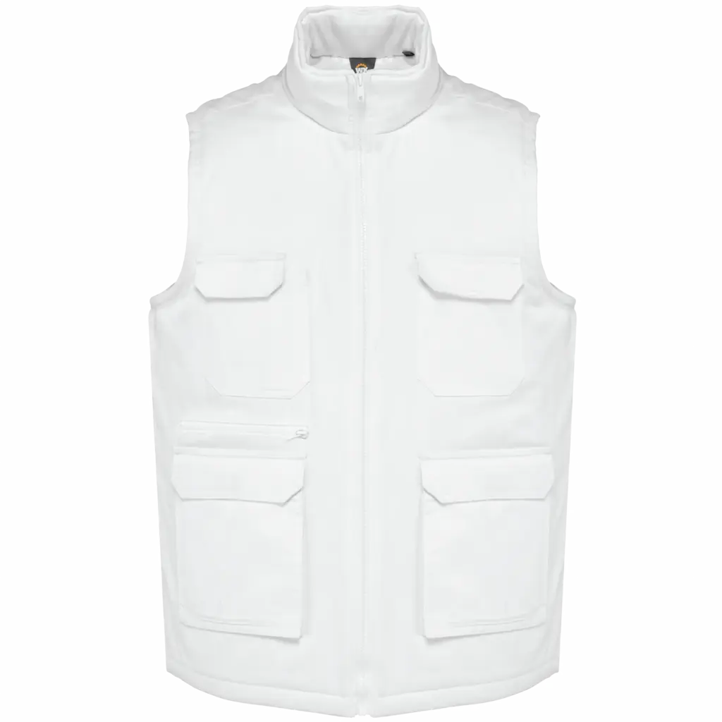 Custom Padded Bodywarmer WK607 Polycotton Multipocket XS-5XL — product photo 15