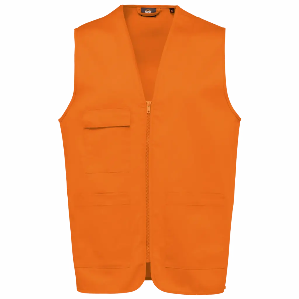 Custom Multi Pocket Gilet WK608 Polycotton XS-5XL — product photo 13