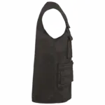 Gevoerde uniseks gilet van polykatoen multizakken, dark grey — productfoto 7