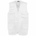 Printed Padded Gilet WK609 Multi-pocket Polycotton XS-5XL — product photo 11