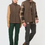 Fleece bodywarmer met binnenkant van sherpa uniseks
