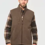 Fleece bodywarmer met binnenkant van sherpa uniseks — productfoto 2