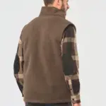 Fleece bodywarmer met binnenkant van sherpa uniseks — productfoto 3