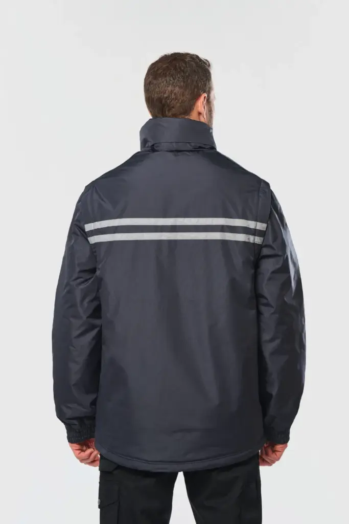 WK6106-9_2025 - Hidalgo Workwear Parka Met Afritsbare Mouwen heren — productfoto 2