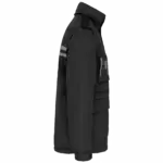 Workwear Parka Met Afritsbare Mouwen heren, black — productfoto 5