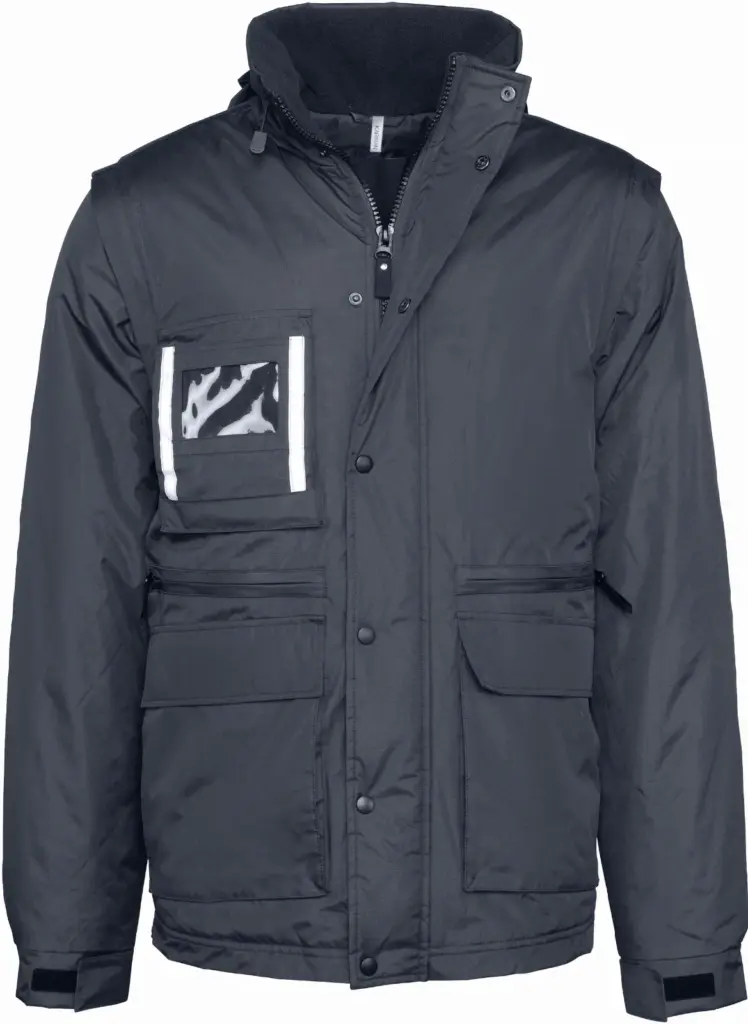 Workwear Parka bedrucken WK6106 Herren Ripstop Zip-off S-4XL — Produktfoto 7