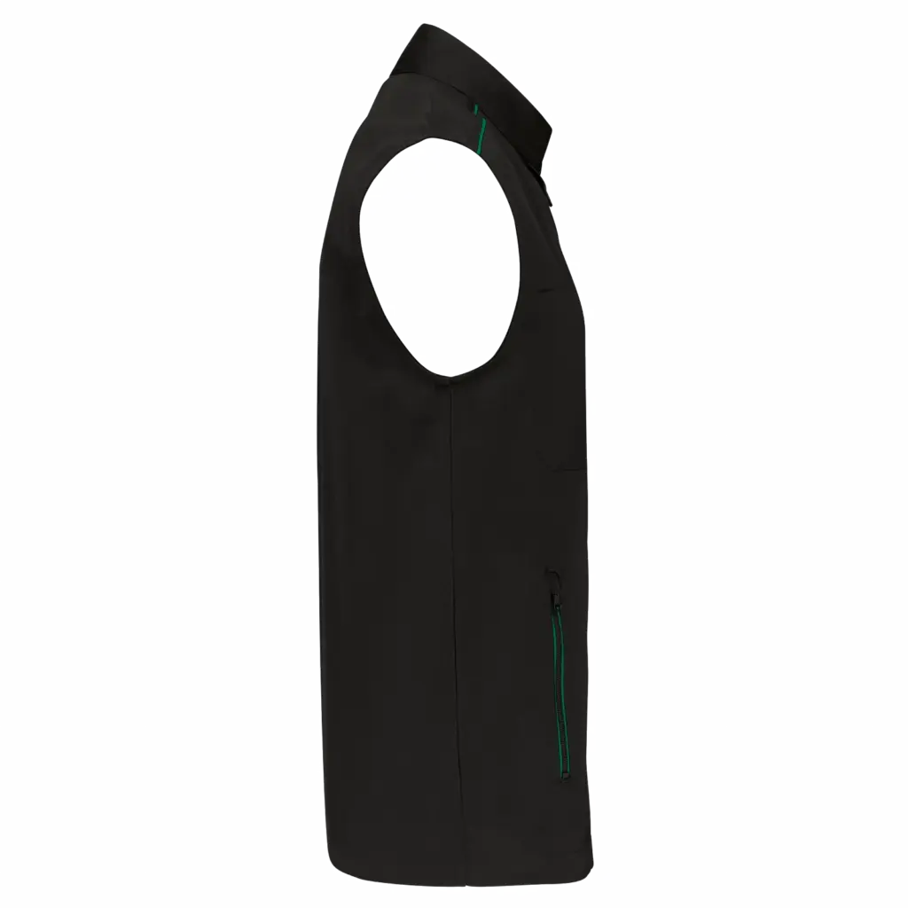 Gilet Day To Day, black / kelly green — productfoto 5