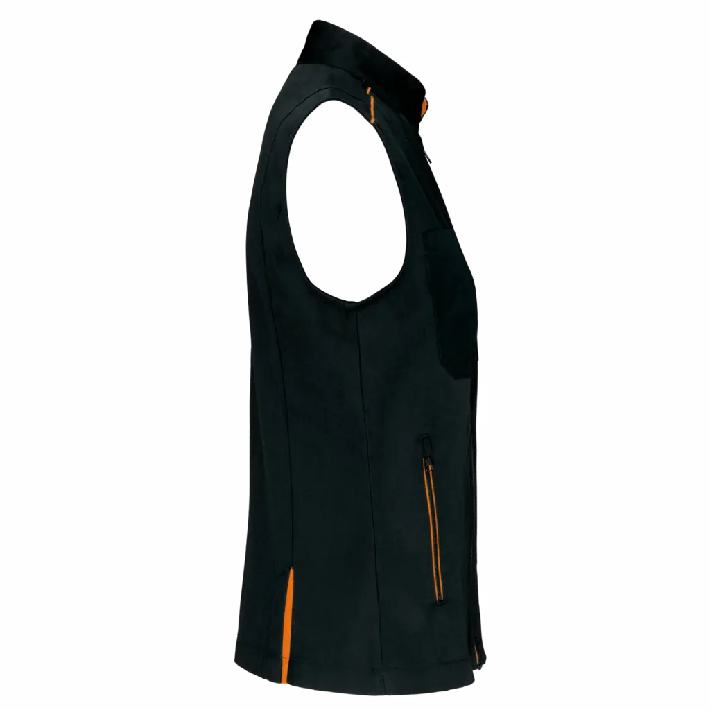 PS_WK6149-S_BLACK-ORANGE - Hidalgo Damesgilet Day To Day, black / orange — productfoto 6