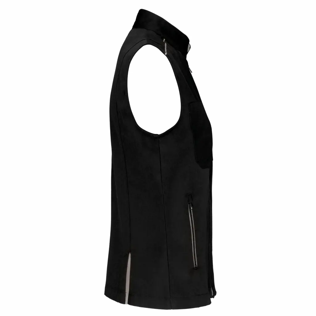 PS_WK6149-S_BLACK-SILVER - Hidalgo Damesgilet Day To Day, black / silver — productfoto 8