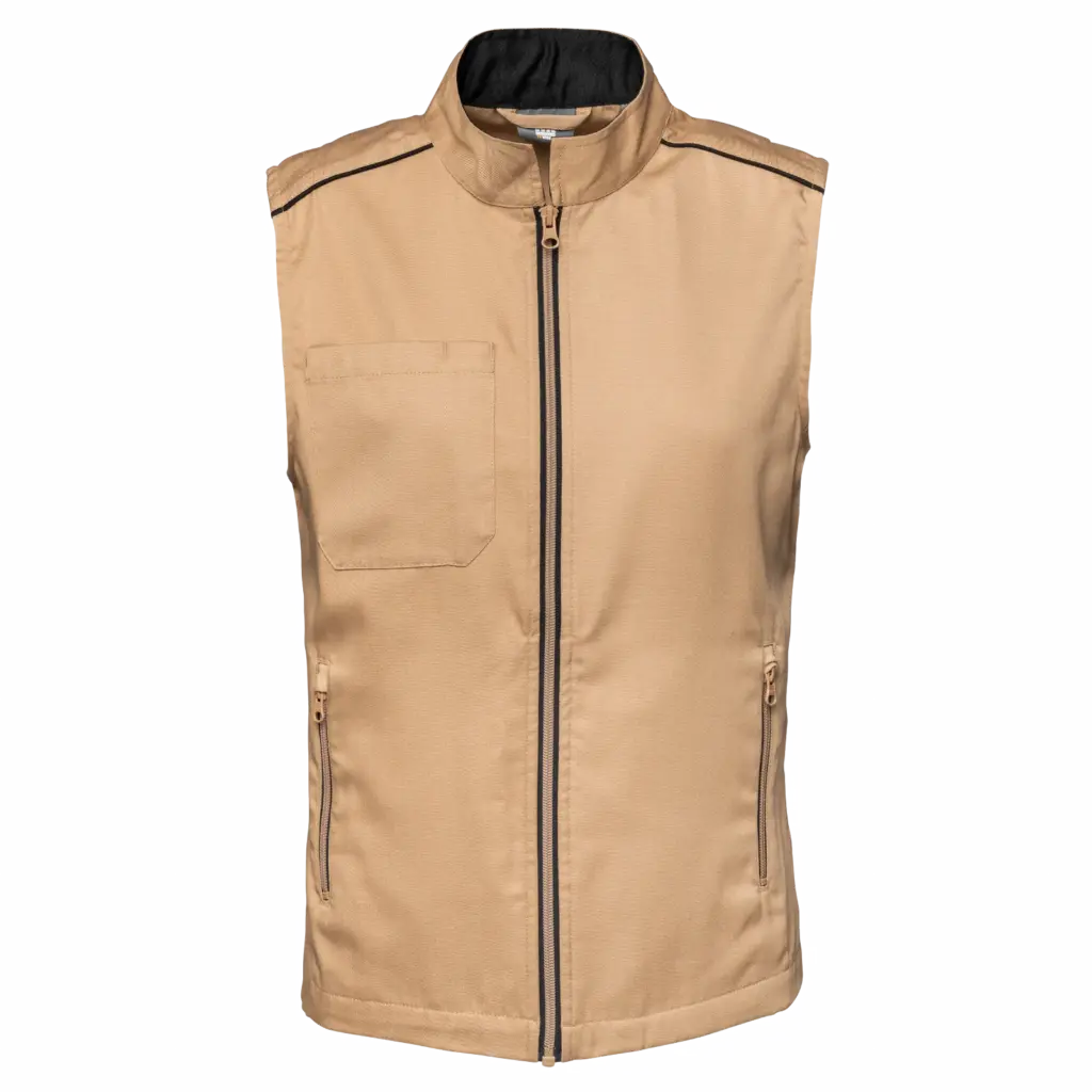 Custom Womens Gilet WK6149 Zip Pockets Polycotton XS-3XL — product photo 11