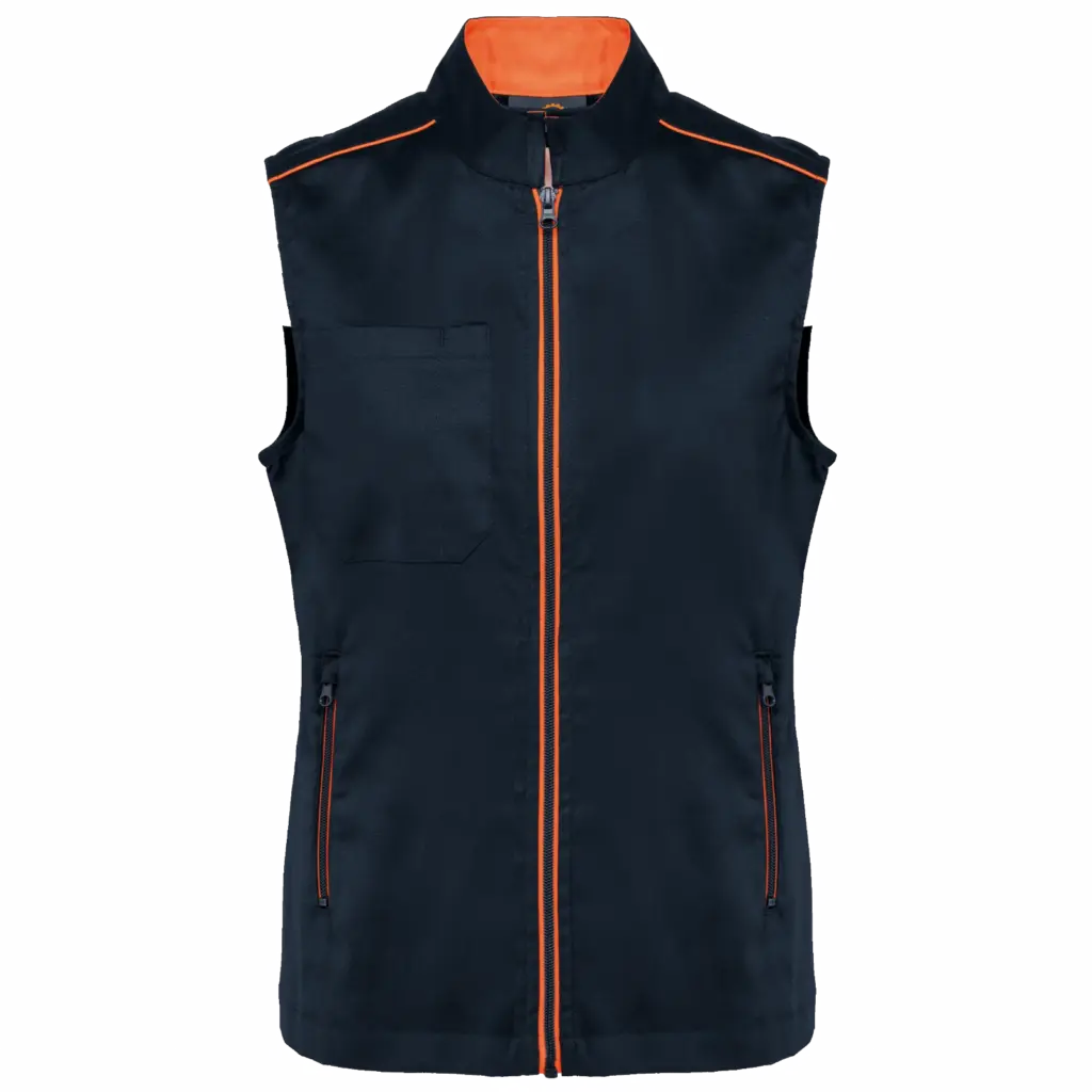 Custom Womens Gilet WK6149 Zip Pockets Polycotton XS-3XL — product photo 13