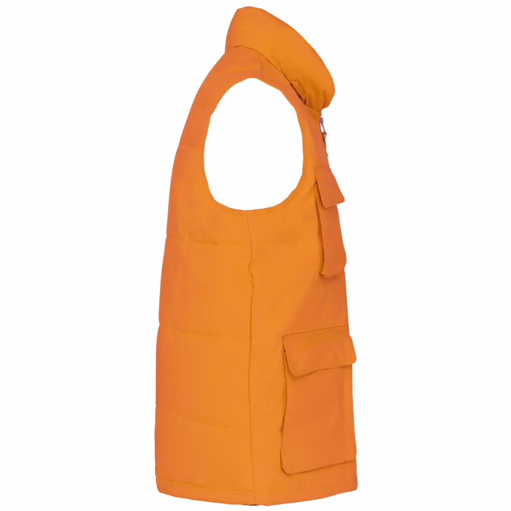 Gewatteerde bodywarmer, orange — productfoto 9