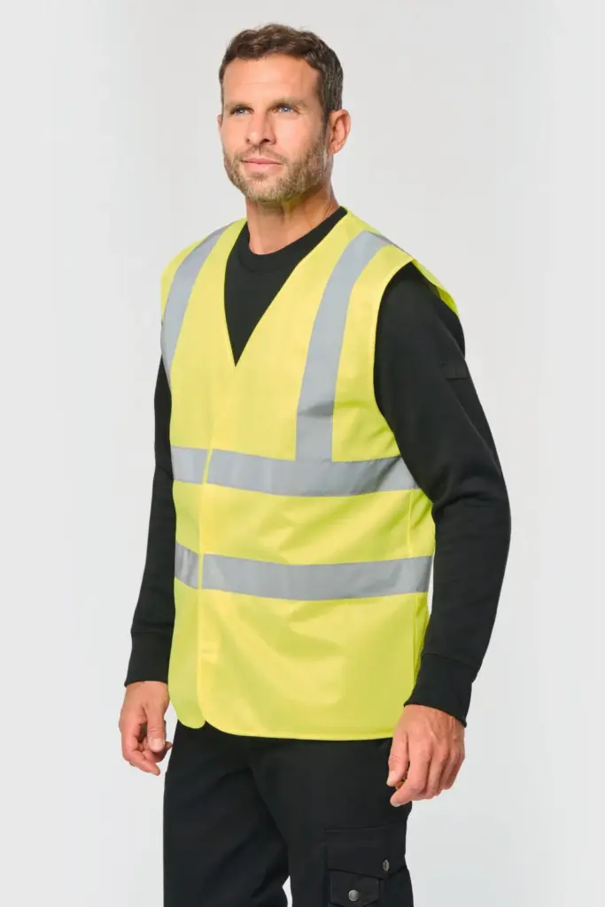 HI-VIS veiligheidshesje volwassene unisex — productfoto 2