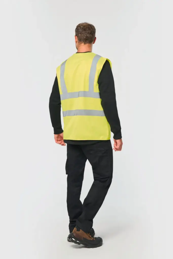 HI-VIS veiligheidshesje volwassene unisex — productfoto 3