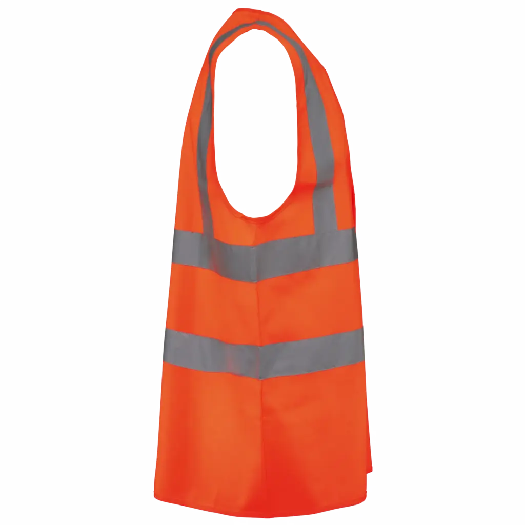 HI-VIS veiligheidshesje volwassene unisex, hi viz orange — productfoto 5