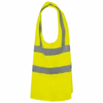 HI-VIS veiligheidshesje volwassene unisex, hi viz yellow — productfoto 6