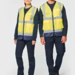Gerecycled HI-VIS VEILIGHEIDSHESJE met rits