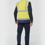 Gerecycled HI-VIS VEILIGHEIDSHESJE met rits — productfoto 3