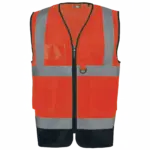 Warnweste WK618 bedrucken Reißverschluss Recycelt XS-5XL — Produktfoto 7