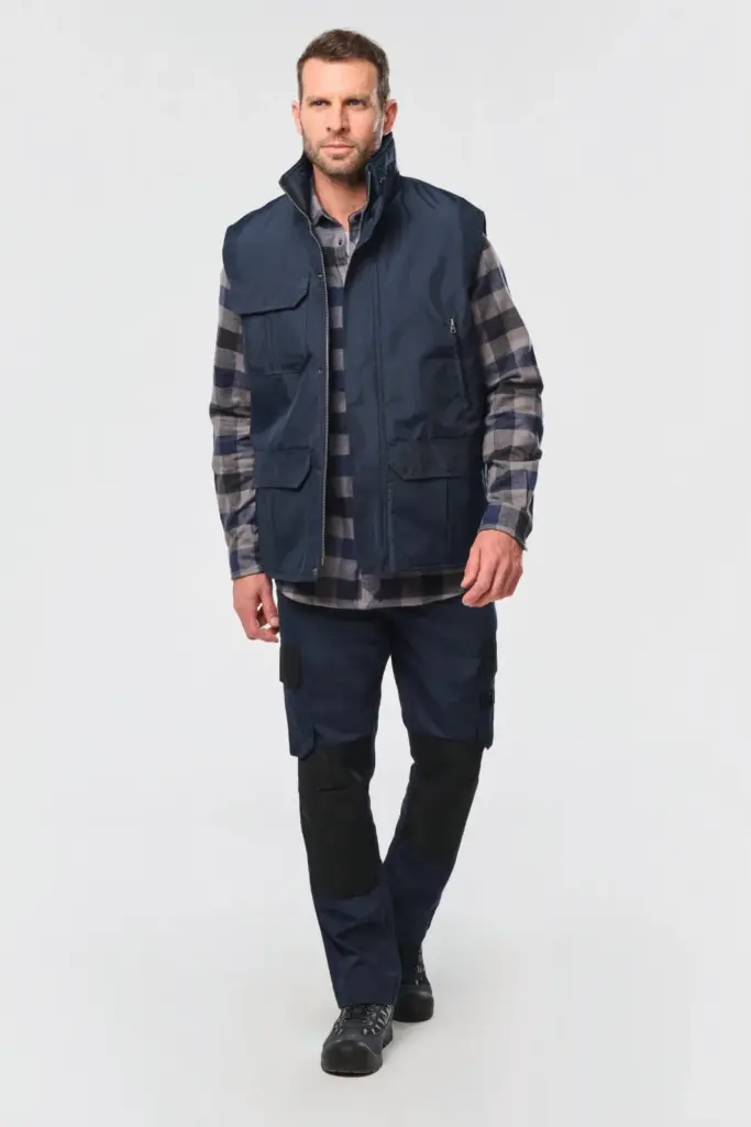 WK630-3_2025 - Hidalgo-werbeartikel Worker - Bodywarmer — productfoto 4