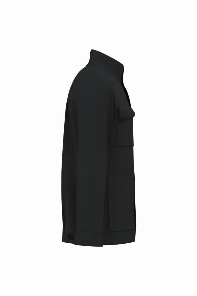 Werkjack zonder metaal uniseks, black — productfoto 5