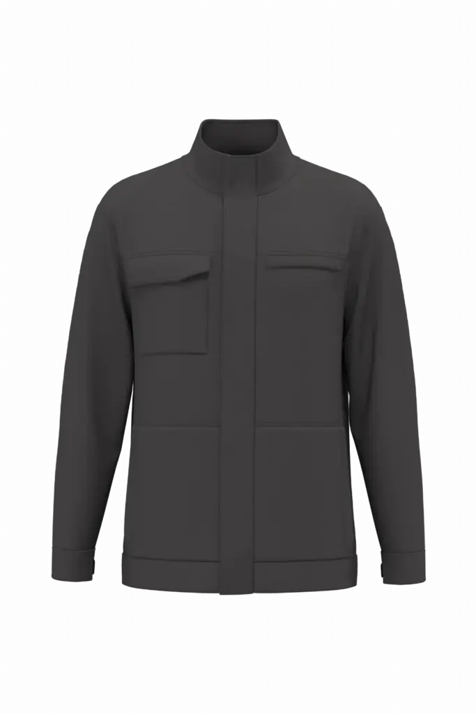 Werkjack zonder metaal uniseks, dark grey — productfoto 7
