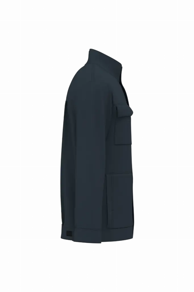 Werkjack zonder metaal uniseks, navy — productfoto 7