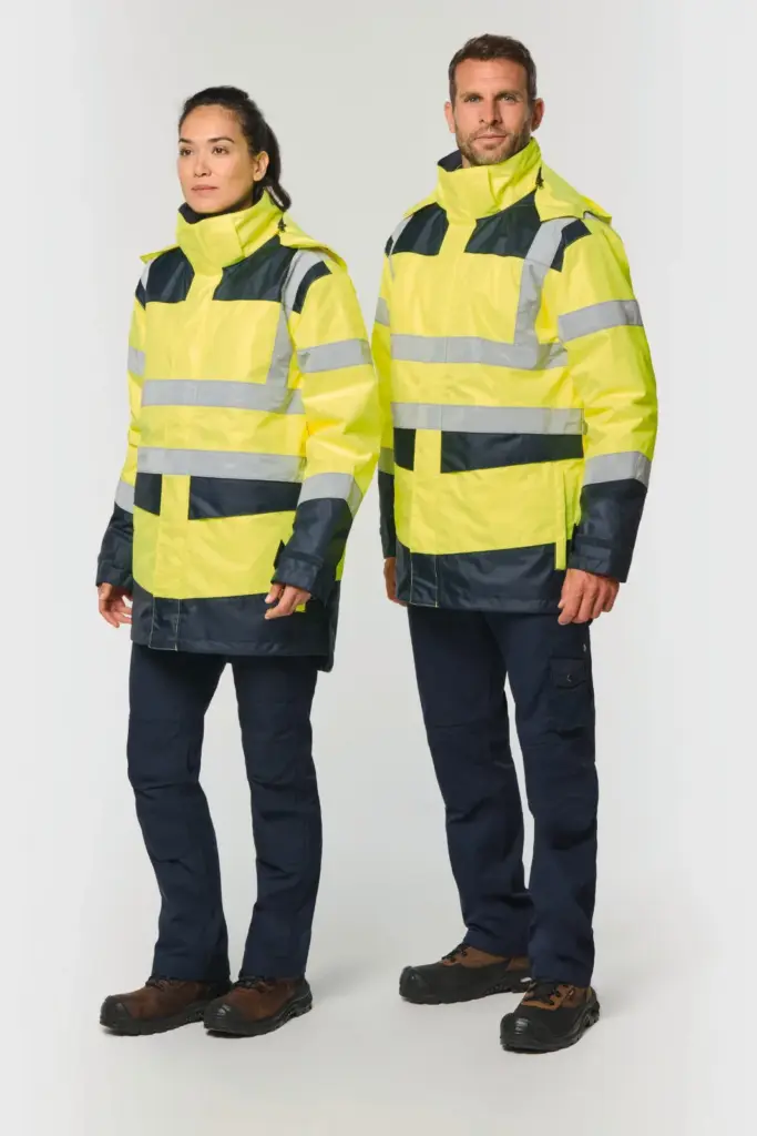 Gerecyclede veiligheidsparka 4-in-1