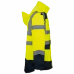 Gerecyclede veiligheidsparka 4-in-1, hi viz yellow / navy — productfoto 6