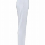 Ecologische broek uniseks, white — productfoto 6