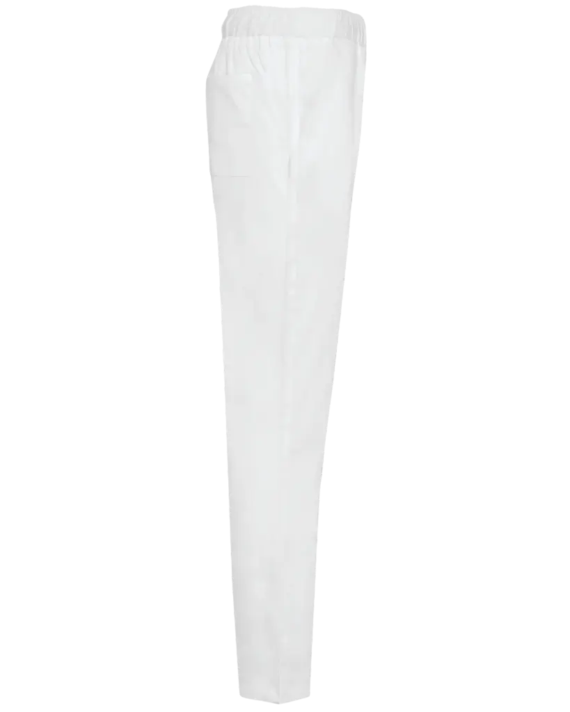 Katoenen unisex broek, white — productfoto 3
