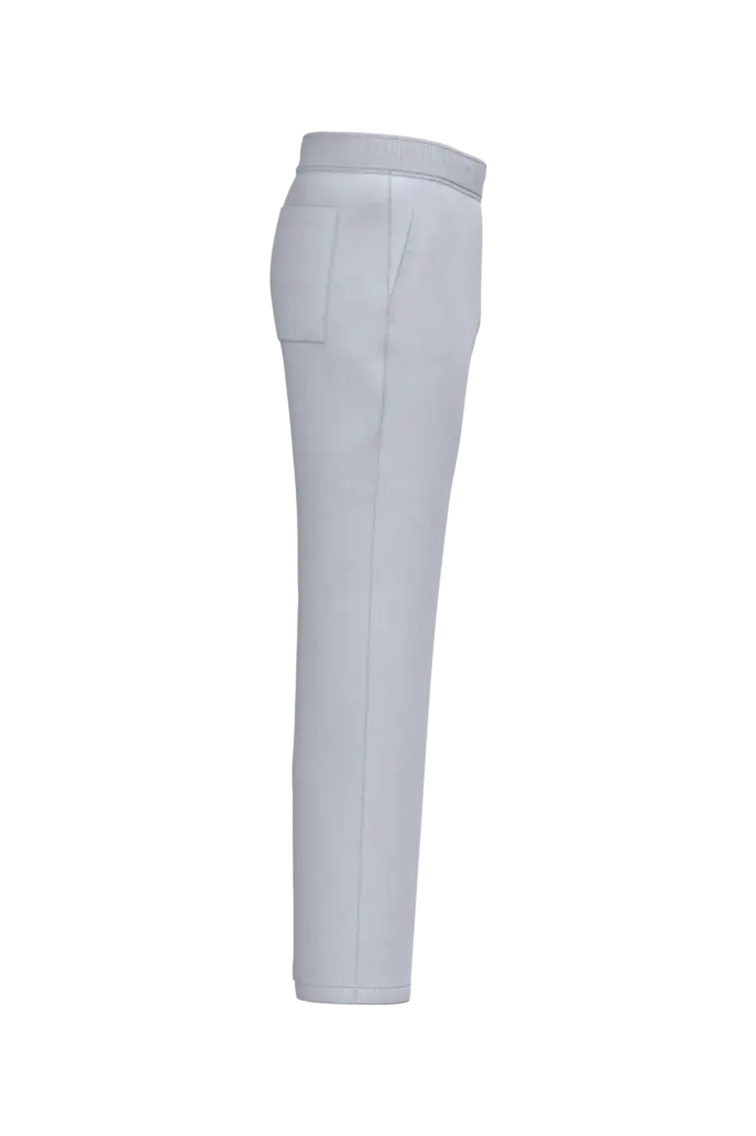 Herenbroek in polykatoen, white — productfoto 9