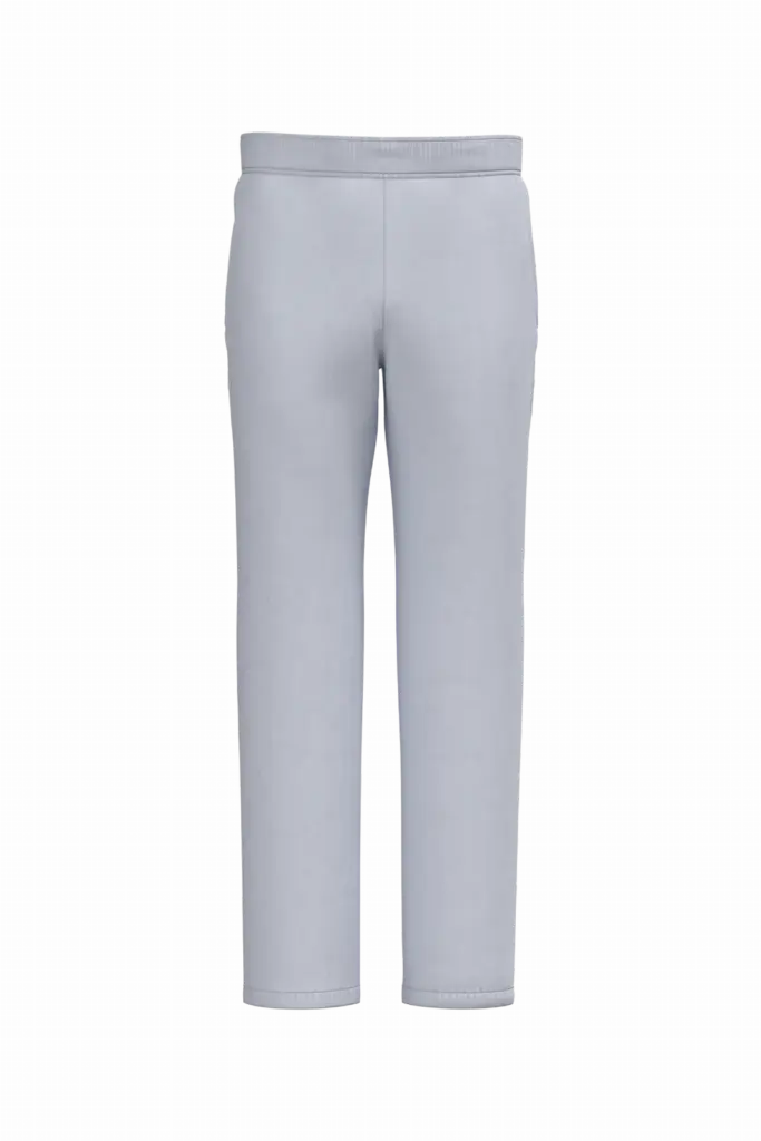 Herenbroek in polykatoen, white — productfoto 10