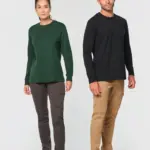Unisex katoenen stretchbroek