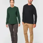 Unisex katoenen stretchbroek — productfoto 2
