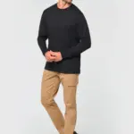 Unisex katoenen stretchbroek — productfoto 3