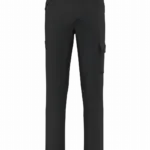 Unisex katoenen stretchbroek, black — productfoto 6