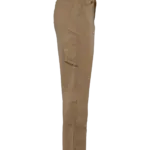 Unisex katoenen stretchbroek, camel — productfoto 6