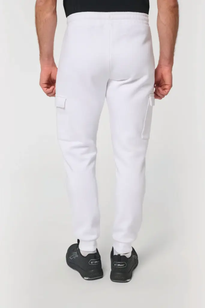 Ecologische heren fleece cargobroek — productfoto 2
