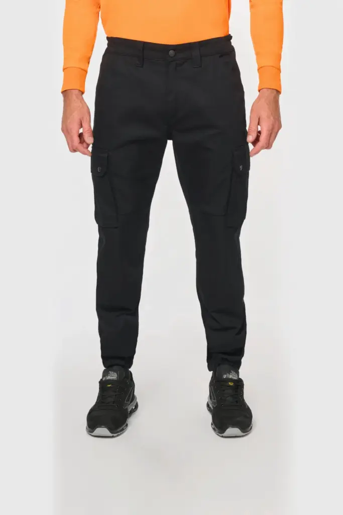 Uniseks Cargobroek uniseks met elastisch boord — productfoto 2