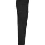 Uniseks Cargobroek uniseks met elastisch boord, black — productfoto 5